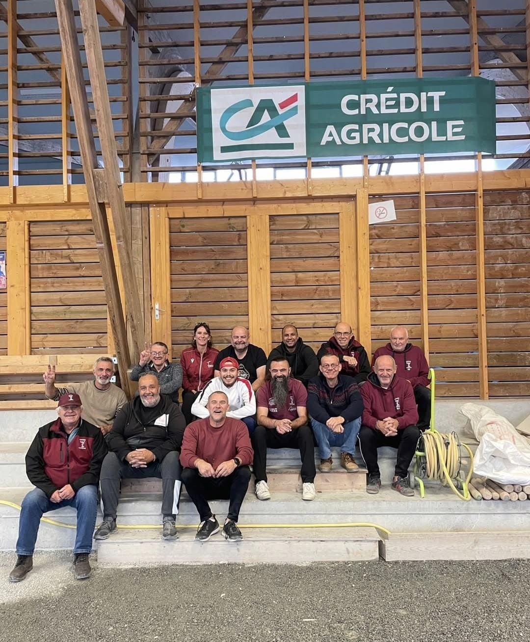 L'équipe du Club de Pétanque de Rignac